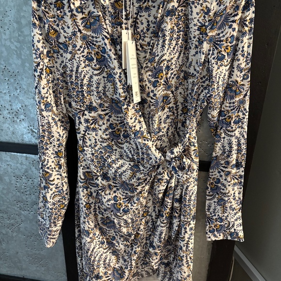 Veronica Beard Lavella Silk Wrap Dress Women's Size 2 New Floral MSRP $598.00 - Picture 1 of 7